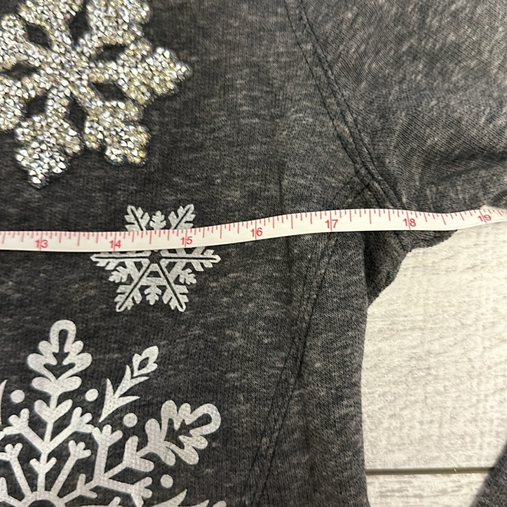 Style&co  Womens Sweater Snowflakes Long Sleeve - Picture 7 of 8